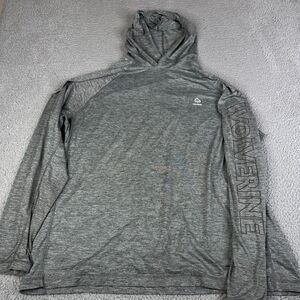 Wolverine Hoodie Men XL Gray Pullover Sweatshirt Eco Sunstop Lightweight Sweater